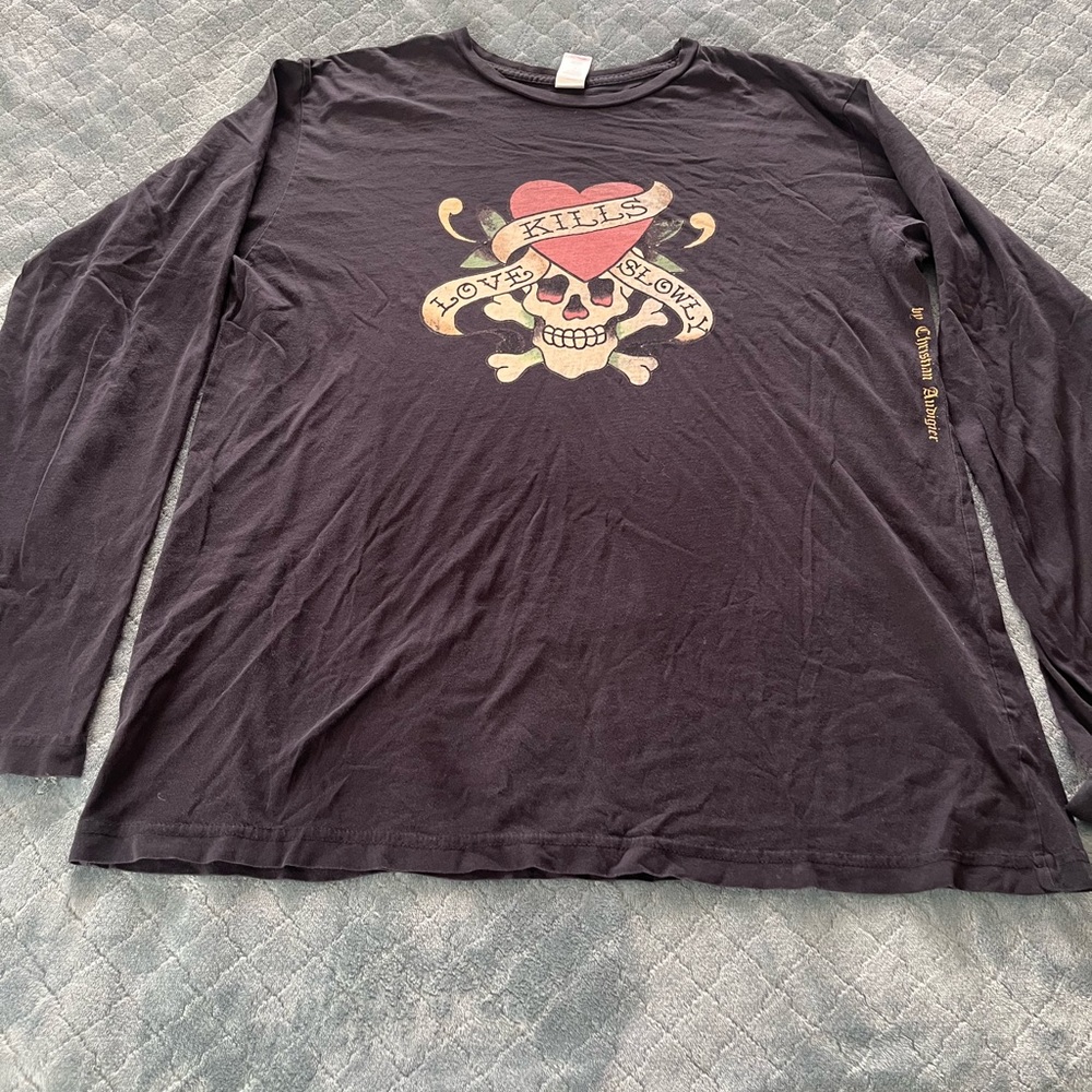 Ed Hardy Black‎ Long Sleeve Shirt